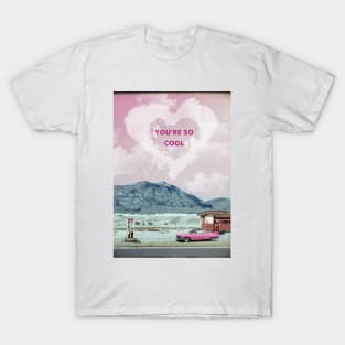 True romance retro travel print T-Shirt